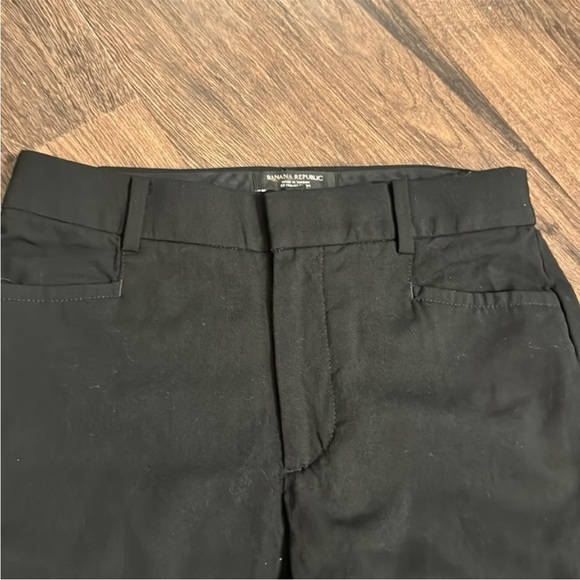 Banana Republic Black Siena Straight Wool Pant - Size 0🤎 - Picture 4 of 6